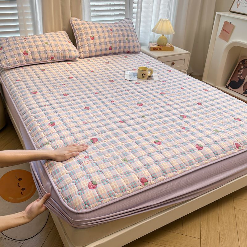 A-Class Cloud-Feel Printed Quilted Fitted Sheet A-Class Cloud-Feel Printed Quilted Fitted Sheet