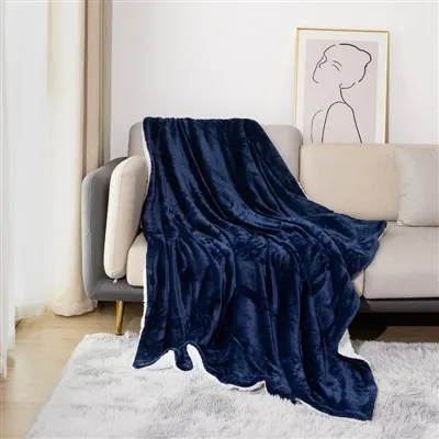 Fleece and Flannel Tie Blanket