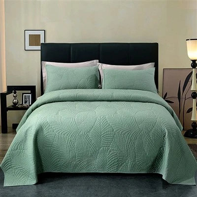 Green Floral Quilts