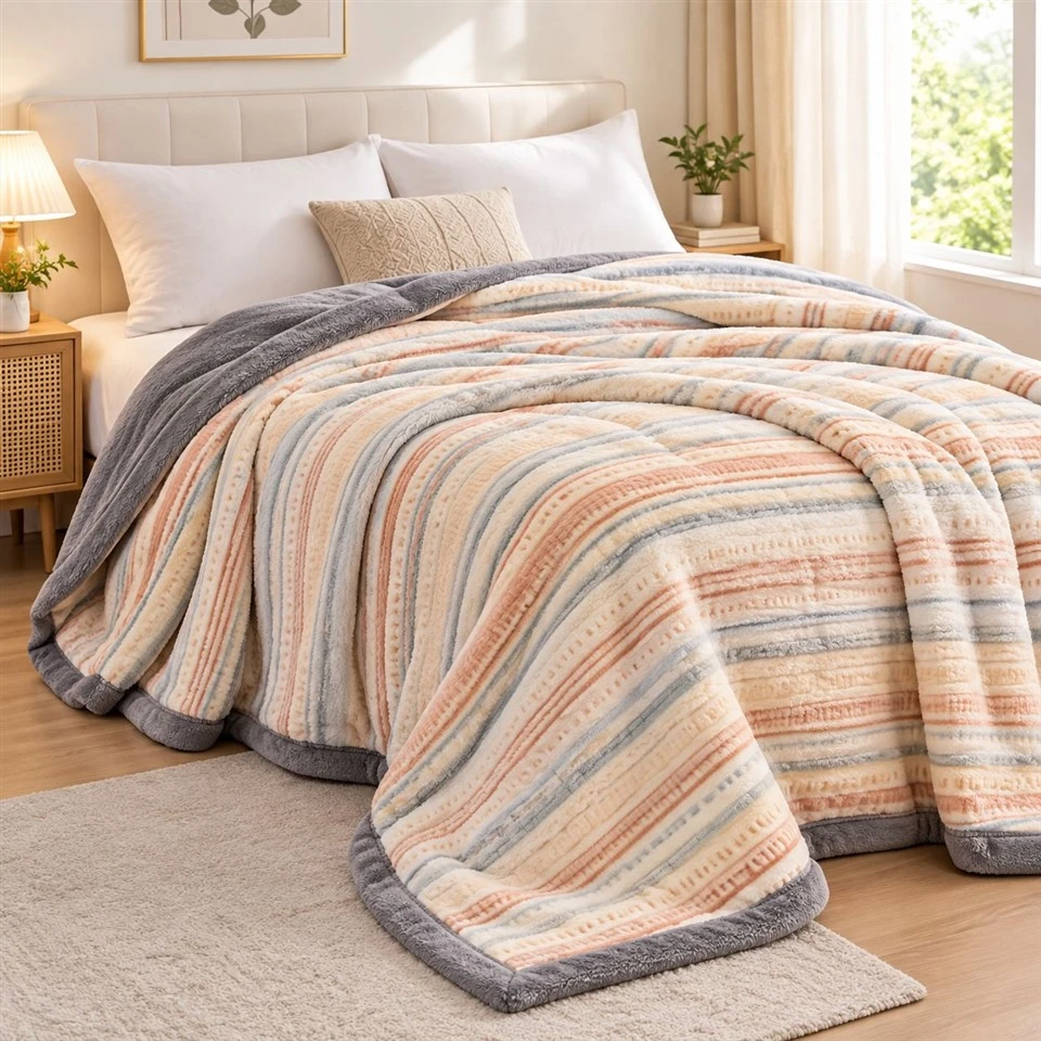 Soft Skin-Friendly Knitted Blanket Soft Skin-Friendly Knitted Blanket